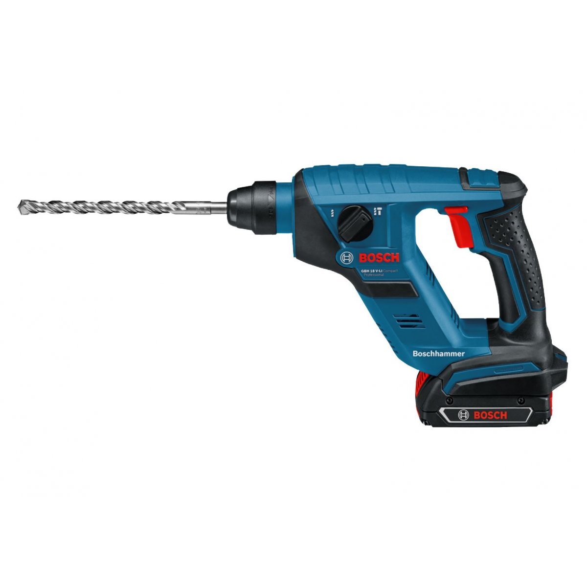 Cordless Rotary Hammer Bosch GBH 18 V LI Compact Professional 2x2 0Ah