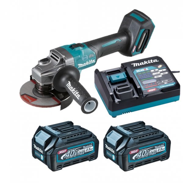 Makita 40V Cordless Angle Grinder GA005GD201 125 mm (5