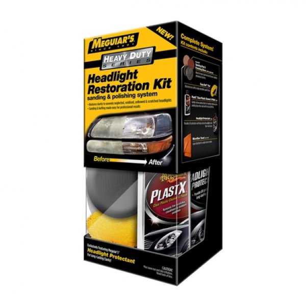 Meguiar's MG-3000 Meguiar's Heavy Duty Two-Step Headlight Restoration ...